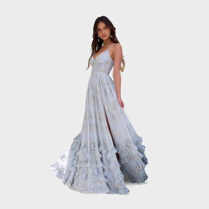 Florence - Long Bohemian Dress with Slit