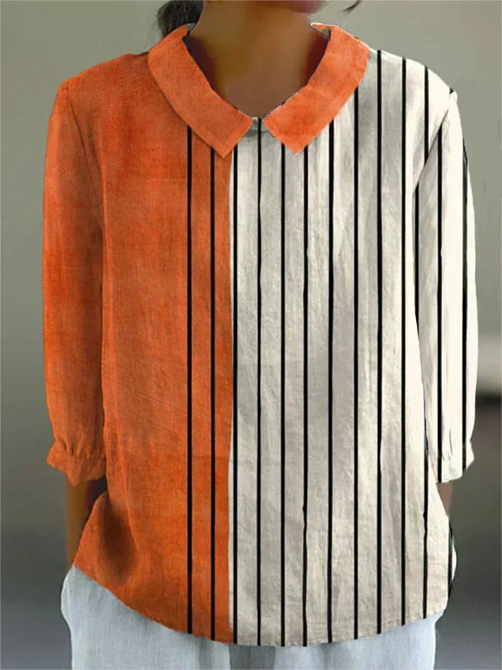 Karsyn - Bold Contrast Stripe Blouse
