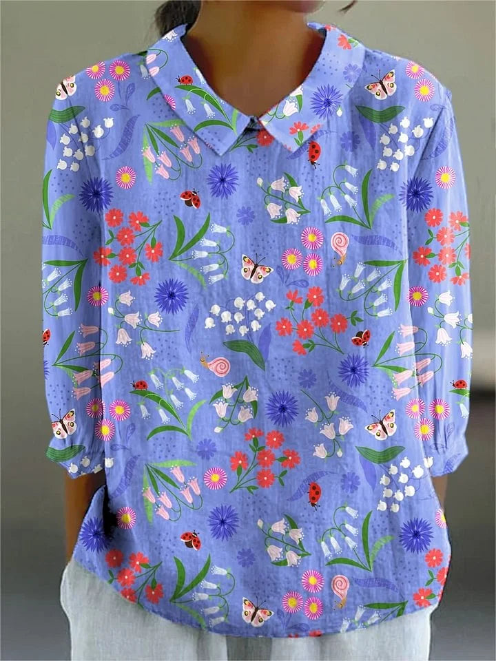 Emery - Whimsical Garden Blouse