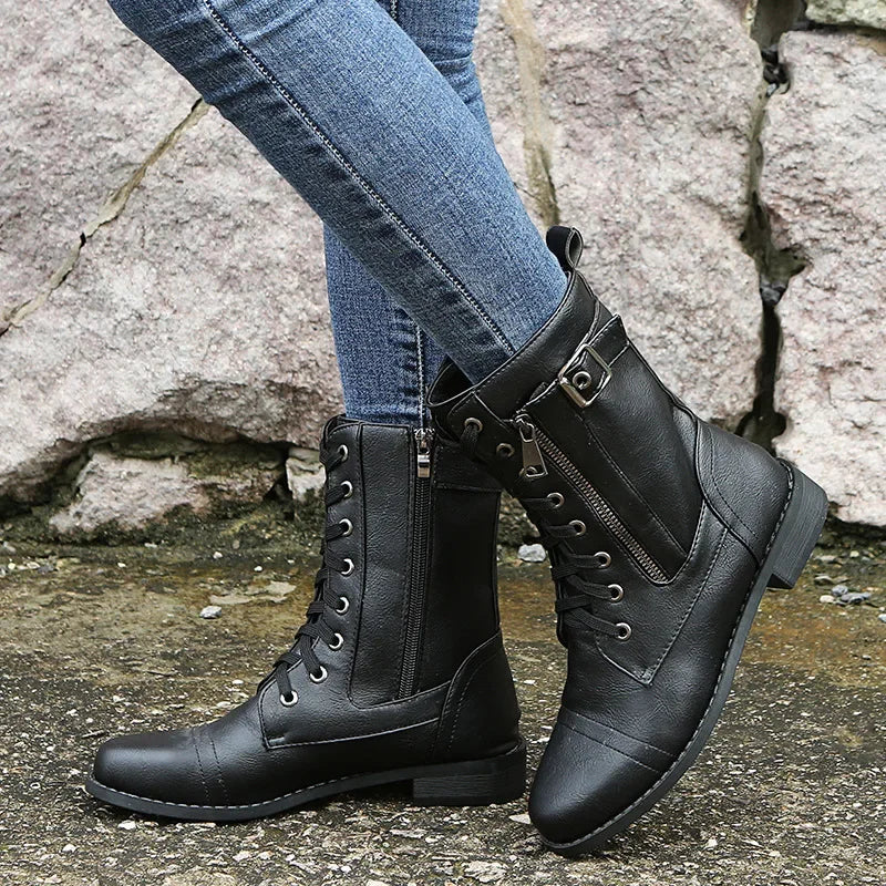Erika - Orthopedic Leather Boots