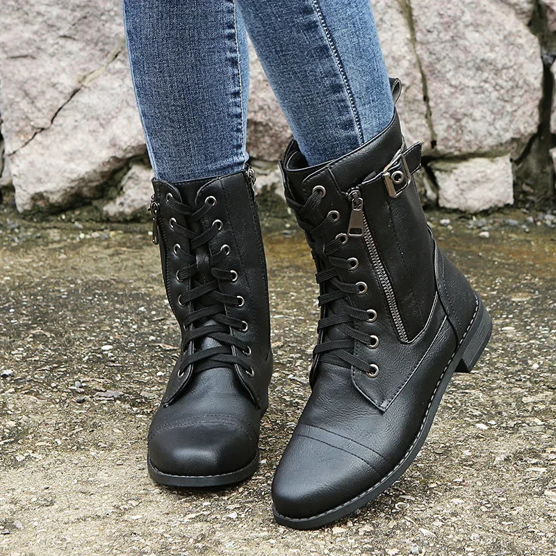 Erika - Orthopedic Leather Boots
