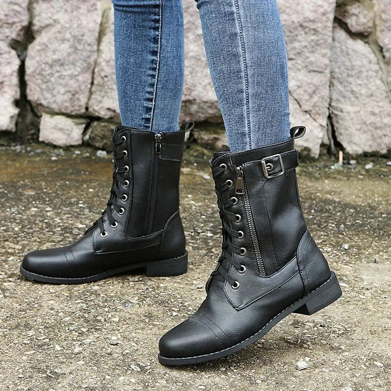 Erika - Orthopedic Leather Boots