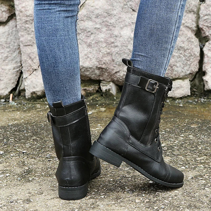Erika - Orthopedic Leather Boots