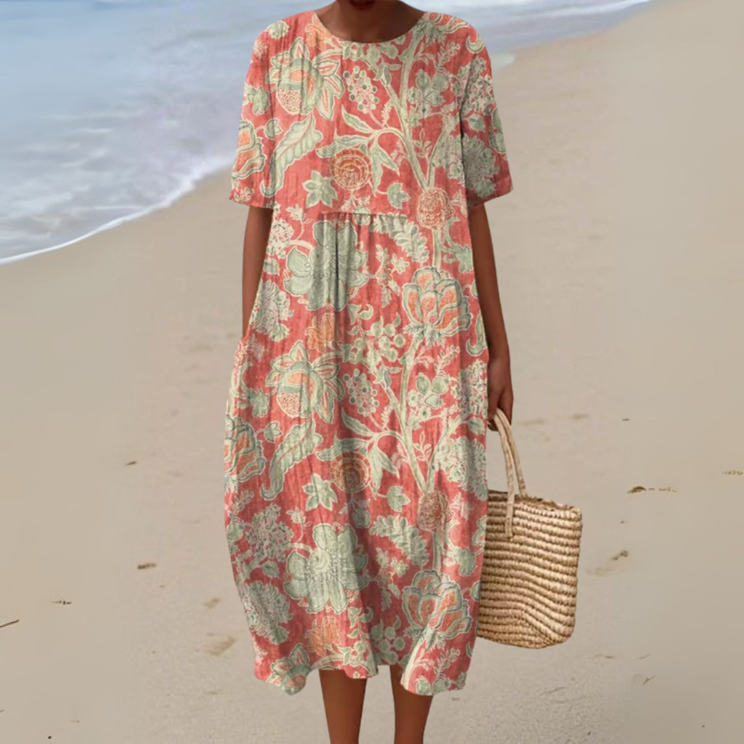 Star - Retro Floral Dress