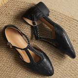 Audrey | Leather Mary Janes