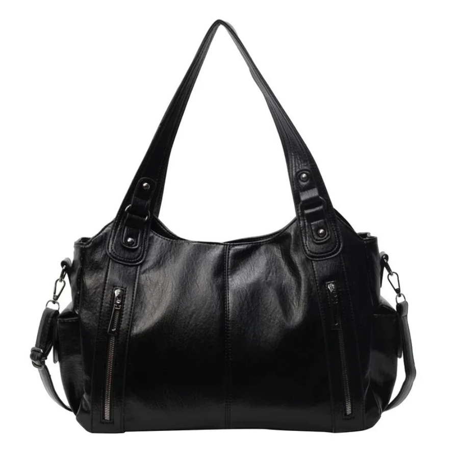 Uma - Dual Zipper Large Capacity Shoulder Bag