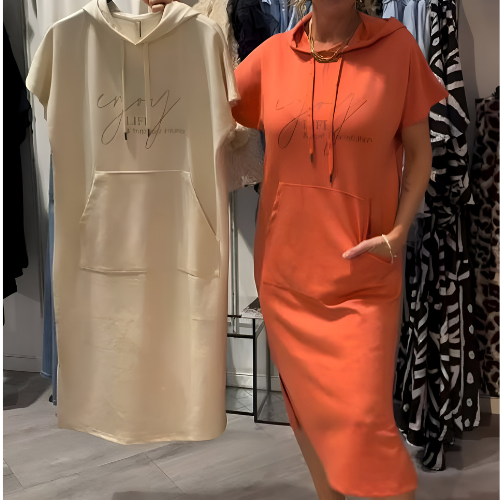 Grace - Casual Hoodie Dress