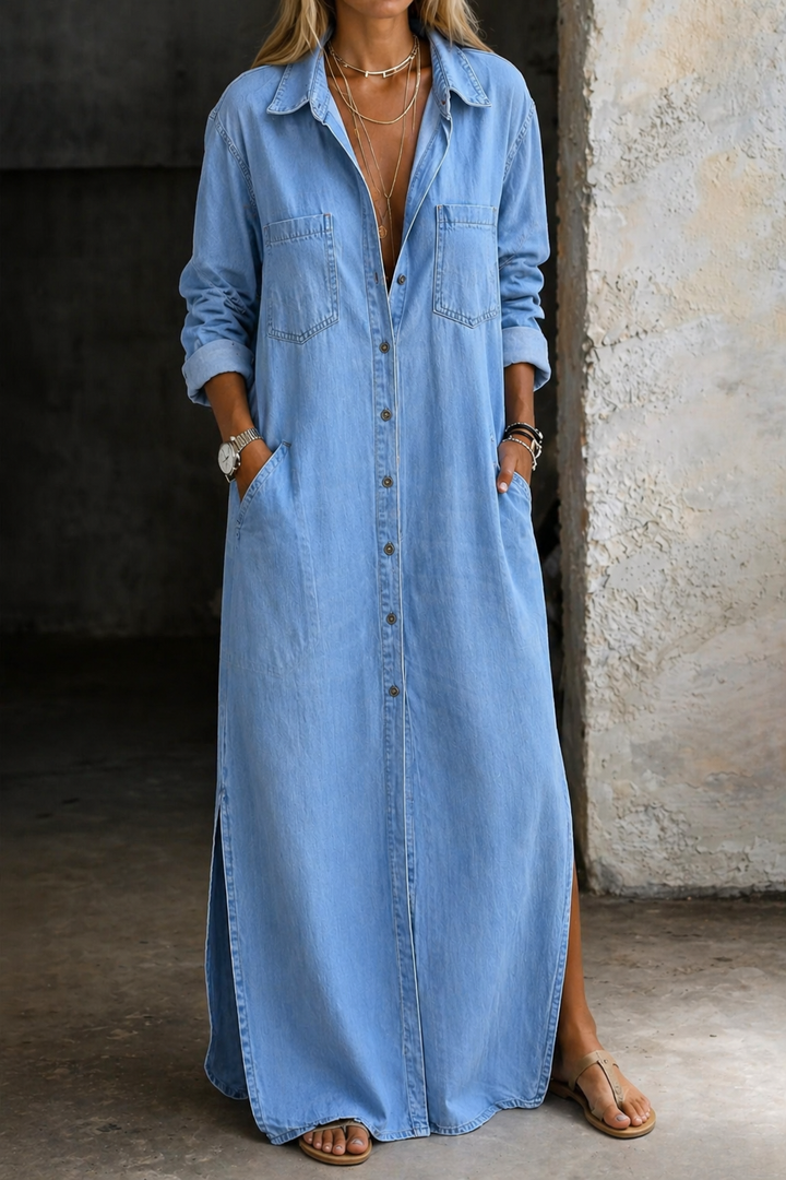 Delana - Button Down Dress