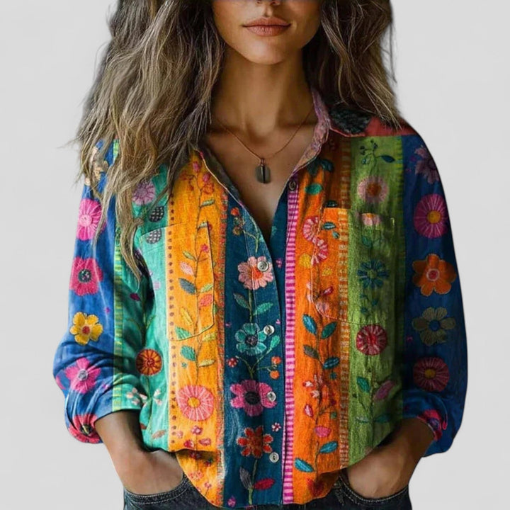 Lorenhilde - Comfortable Blouse Shirt