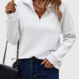 Nora | Elegant Sweater with Half Zip