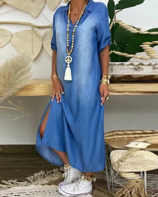 Ibiza - Maxi Denim Dress