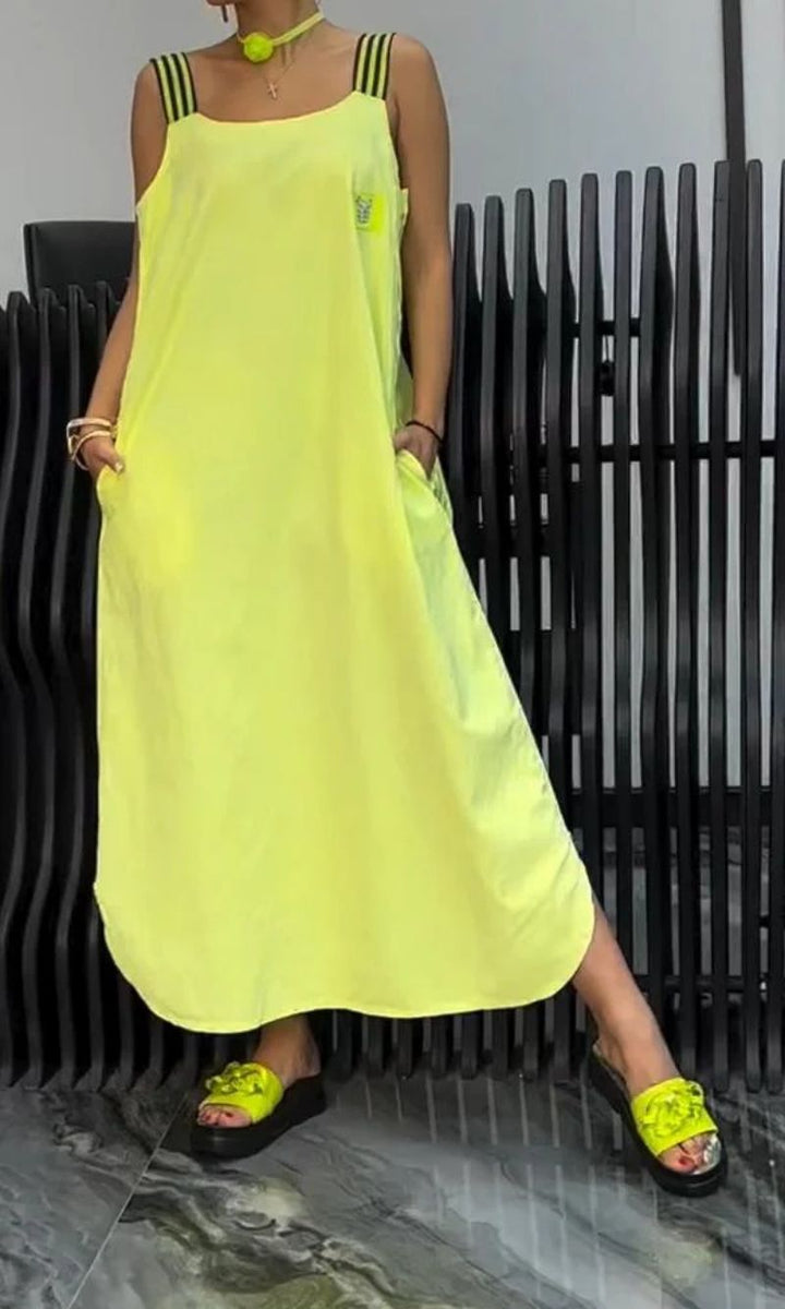 Comfy - Shoulder Strap Suspender Dress