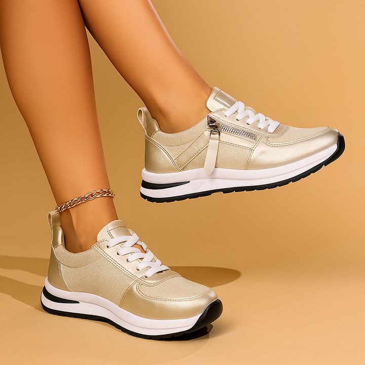 Karine - Zip-Up Orthopedic Sneakers