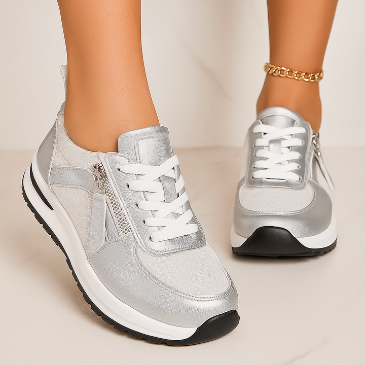 Karine - Zip-Up Orthopedic Sneakers