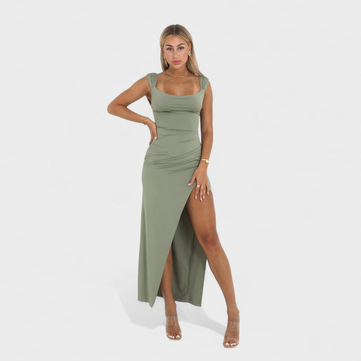 Sarela - Long Dress with Open Back