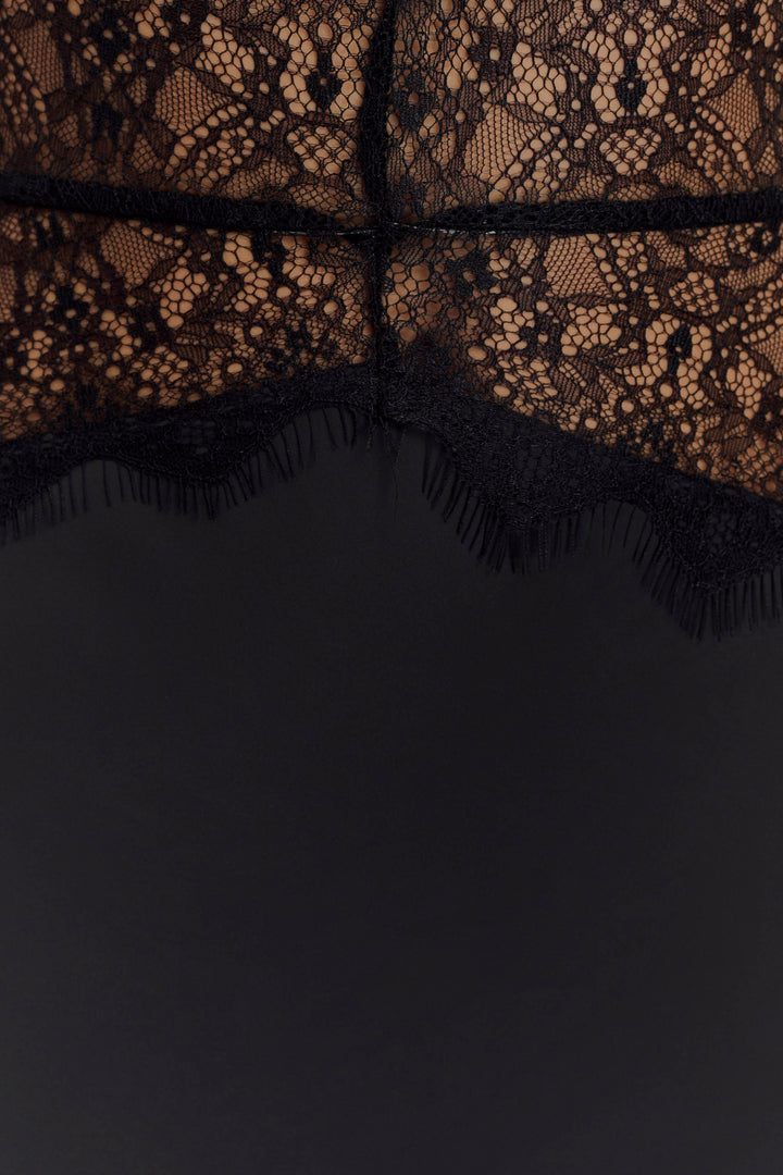 Velina - Lace and Satin Dress
