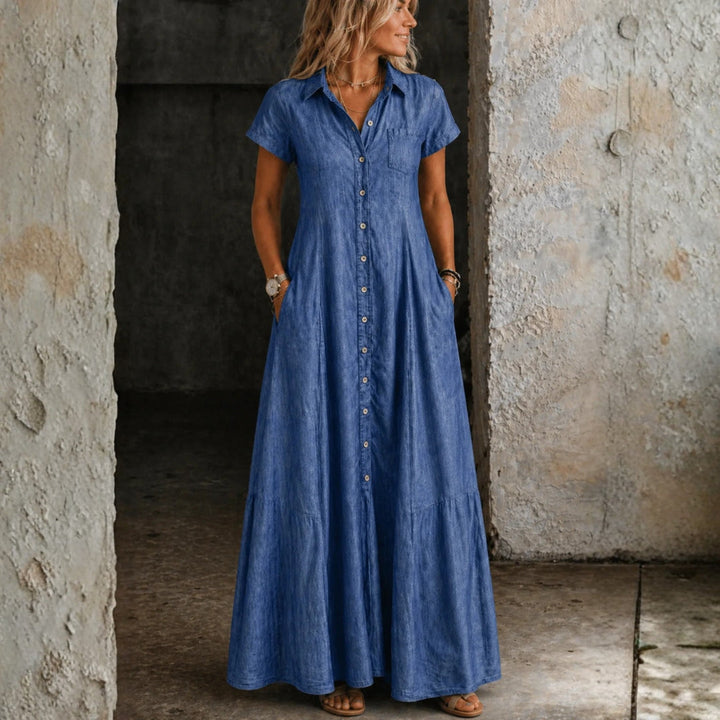 Eliza - Long Denim Dress
