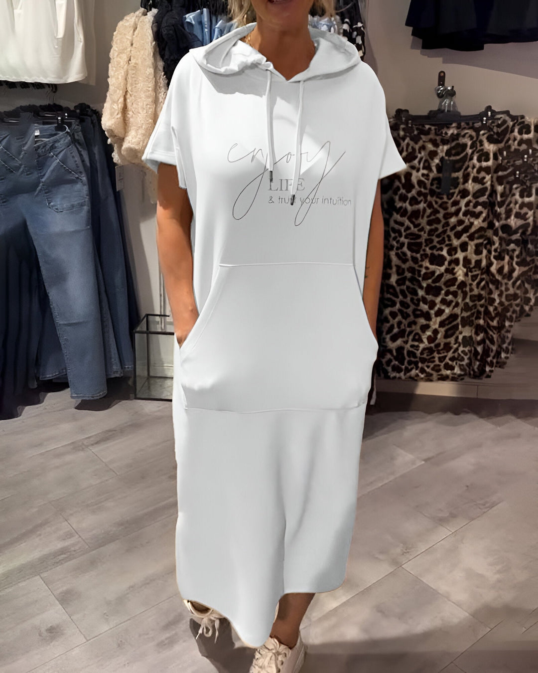 Grace - Casual Hoodie Dress