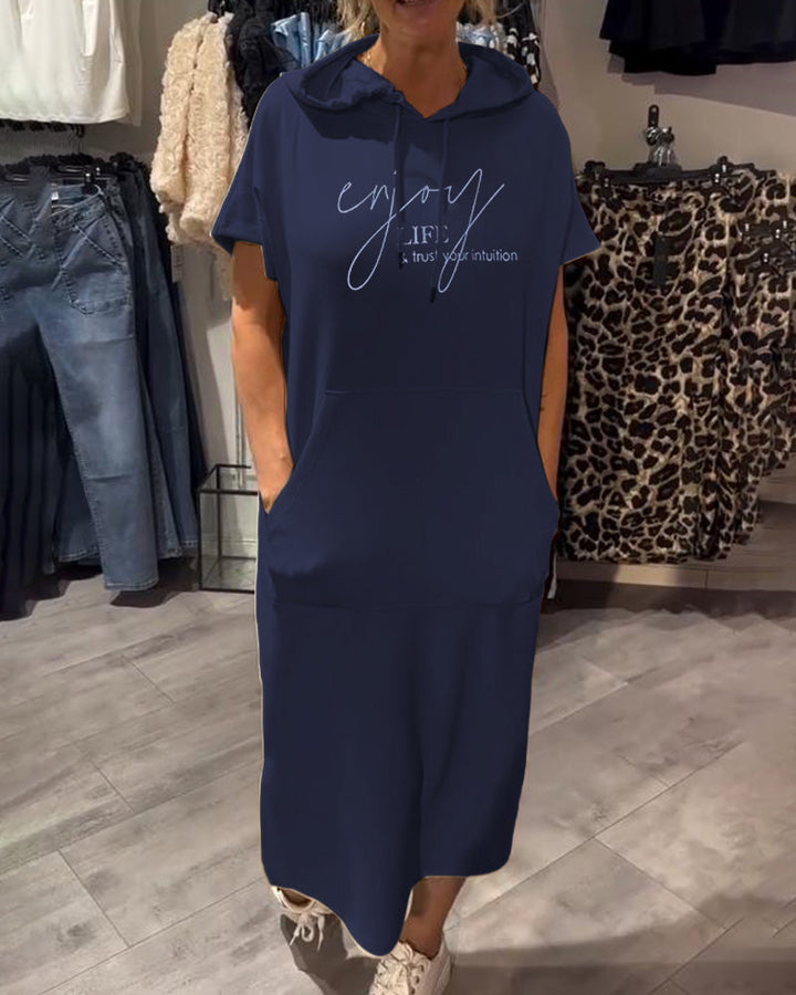 Grace - Casual Hoodie Dress