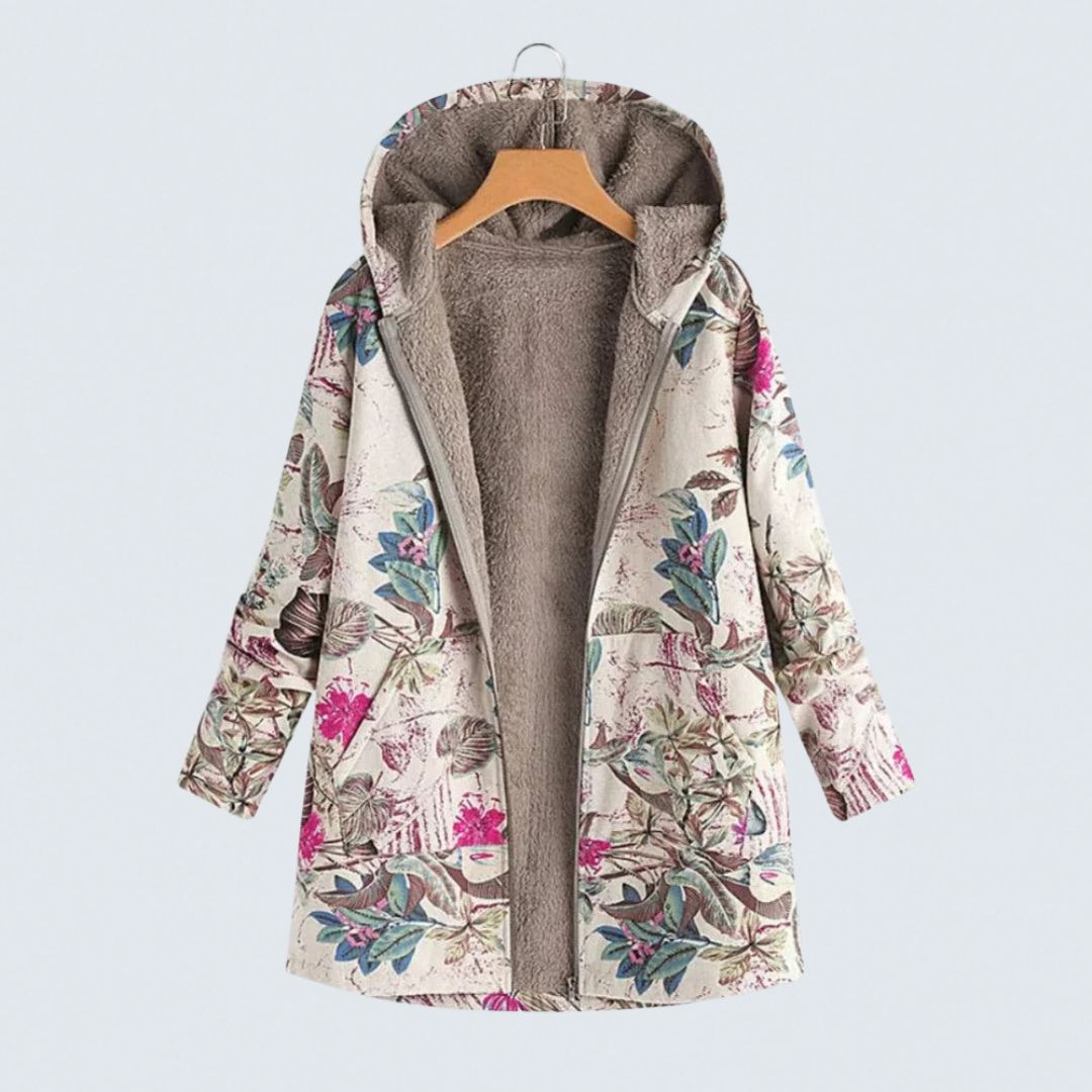 Sofia - Floral Fleece Jacket