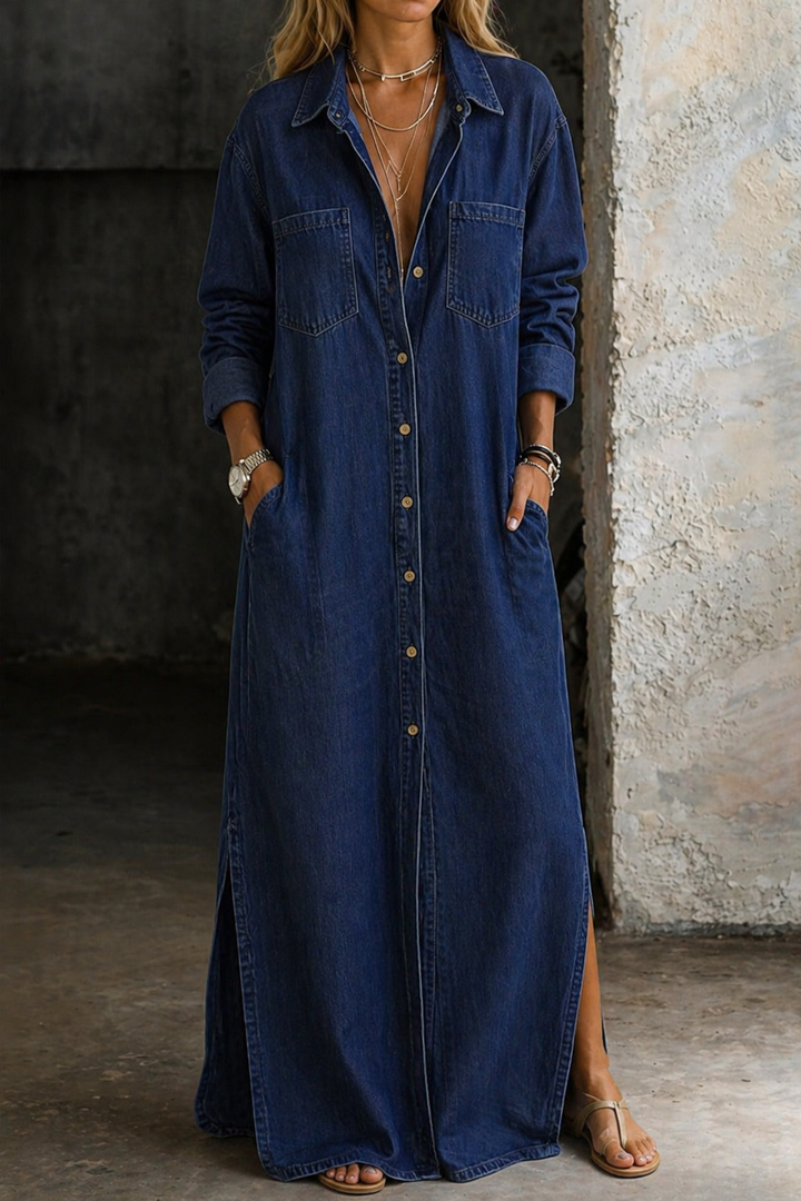 Delana - Button Down Dress