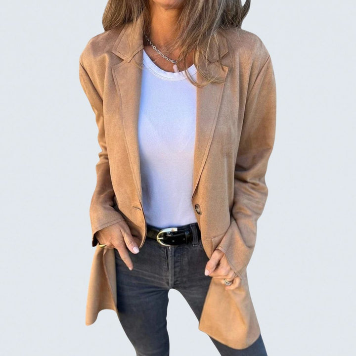 Maribelle - Long Suede-Look Coat