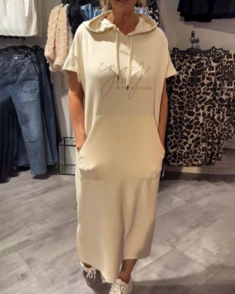Grace - Casual Hoodie Dress
