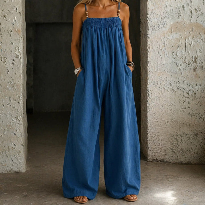 Madison - Denim Wide-Leg Jumpsuit