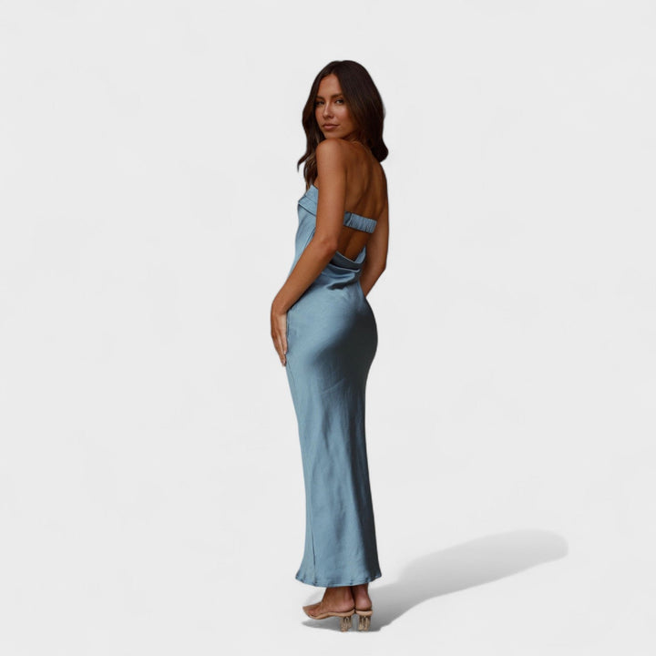 Carmen - Sleeveless Satin Dress