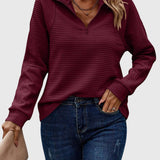 Nora | Elegant Sweater with Half Zip