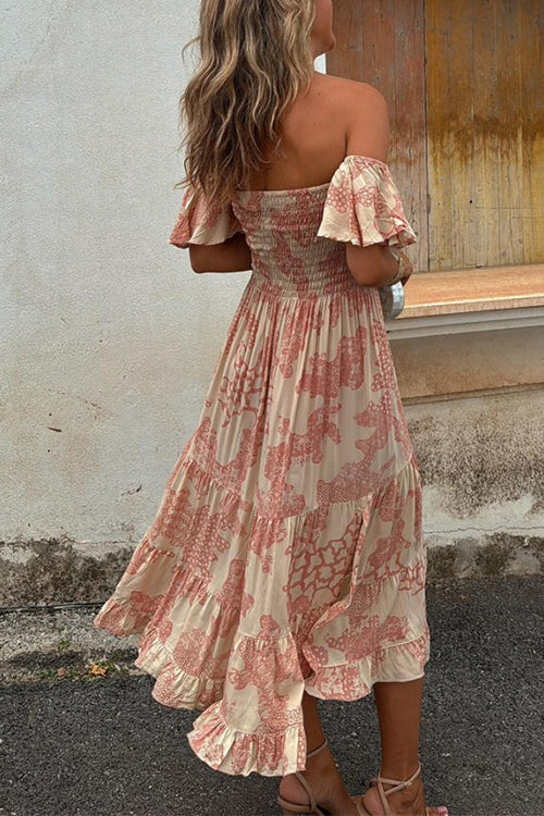 Romy - Off Shoulder Midi Dress
