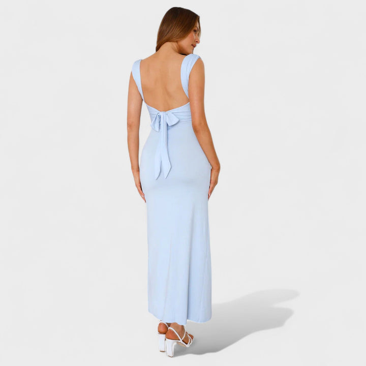 Sarela - Long Dress with Open Back