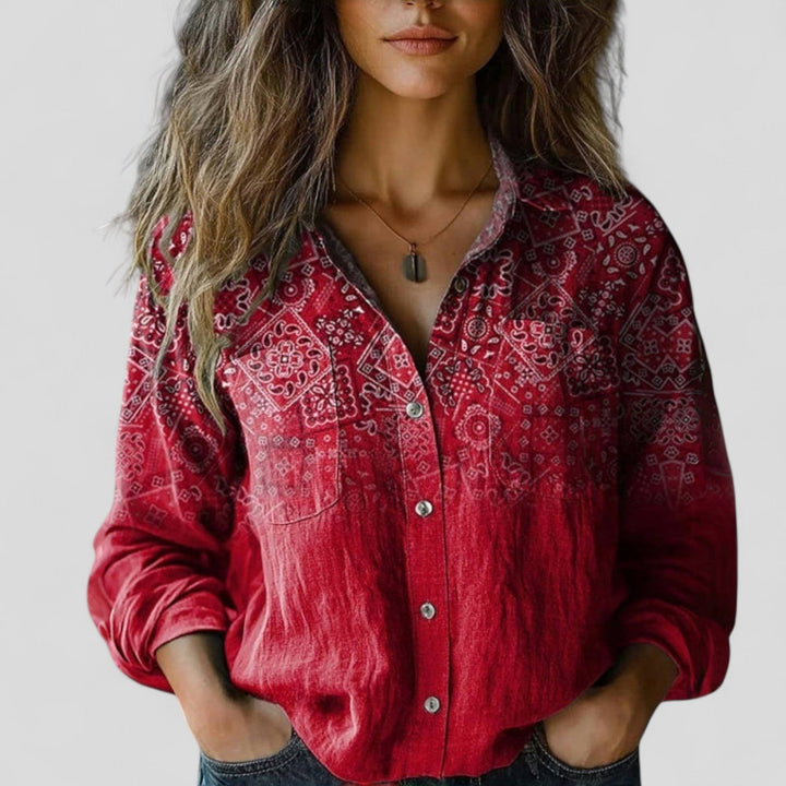 Lorenhilde - Comfortable Blouse Shirt