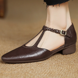 Audrey | Leather Mary Janes