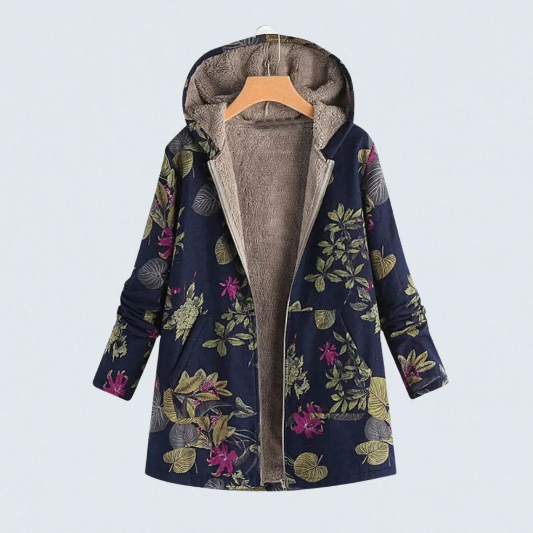 Sofia - Floral Fleece Jacket