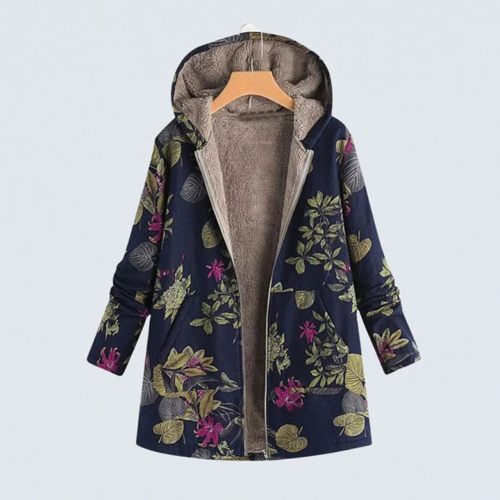 Sofia - Floral Fleece Jacket