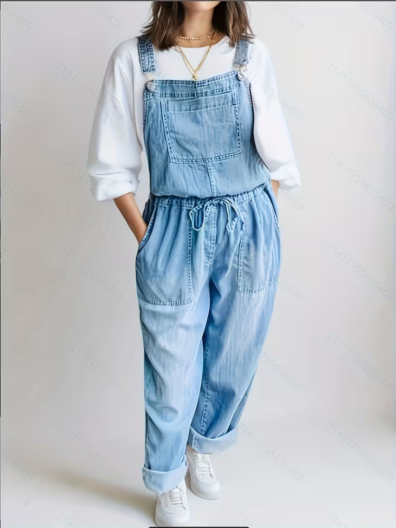 Veronica - Relaxed Denim Jumpsuit