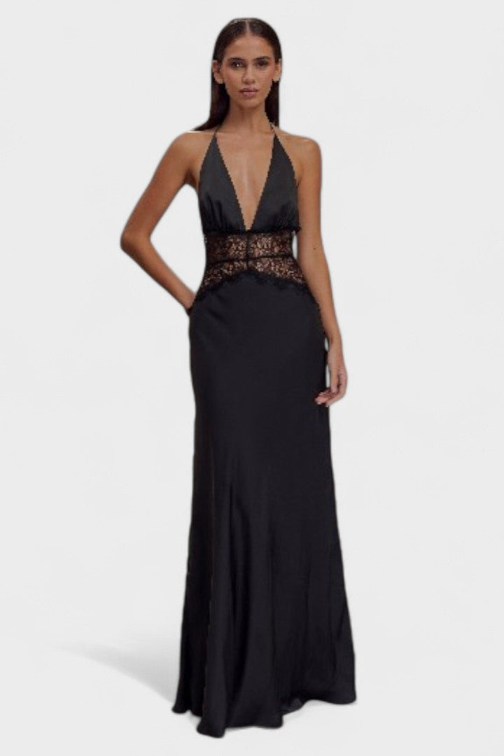 Velina - Lace and Satin Dress