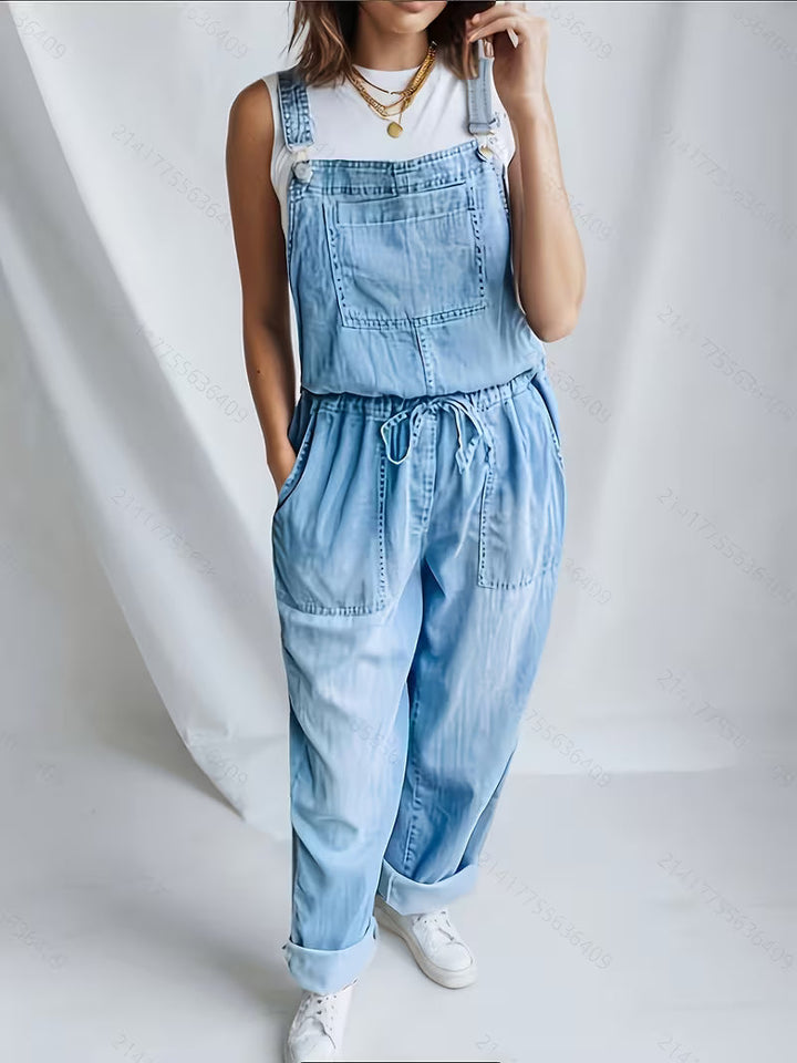Veronica - Relaxed Denim Jumpsuit