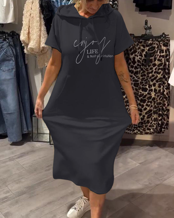 Grace - Casual Hoodie Dress