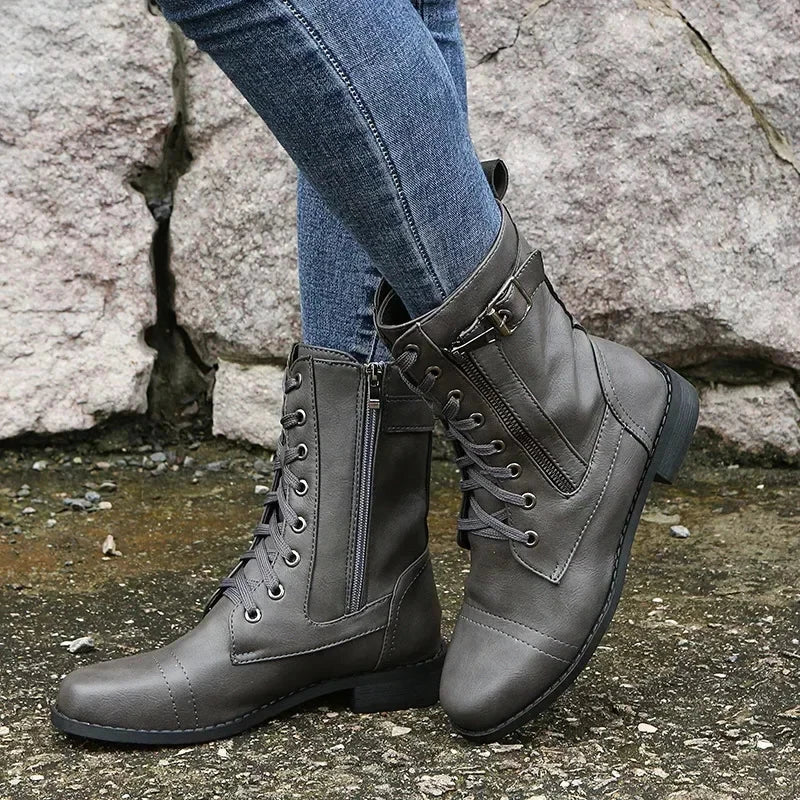 Erika - Orthopedic Leather Boots