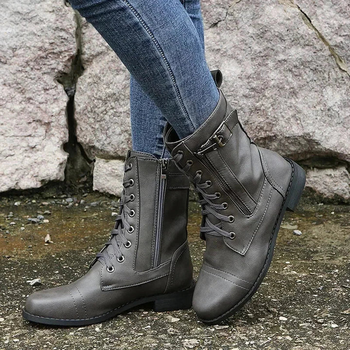 Erika - Orthopedic Leather Boots