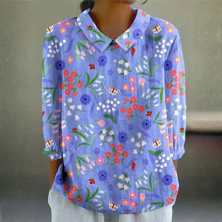 Emery - Whimsical Garden Blouse