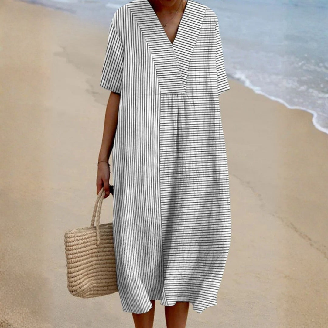 Ophelia - Relaxed Striped Dress