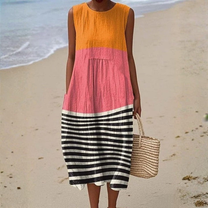 Vanessa - Colour Block Dress