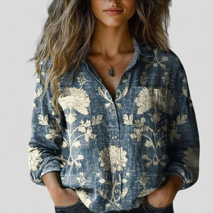 Lorenhilde - Comfortable Blouse Shirt