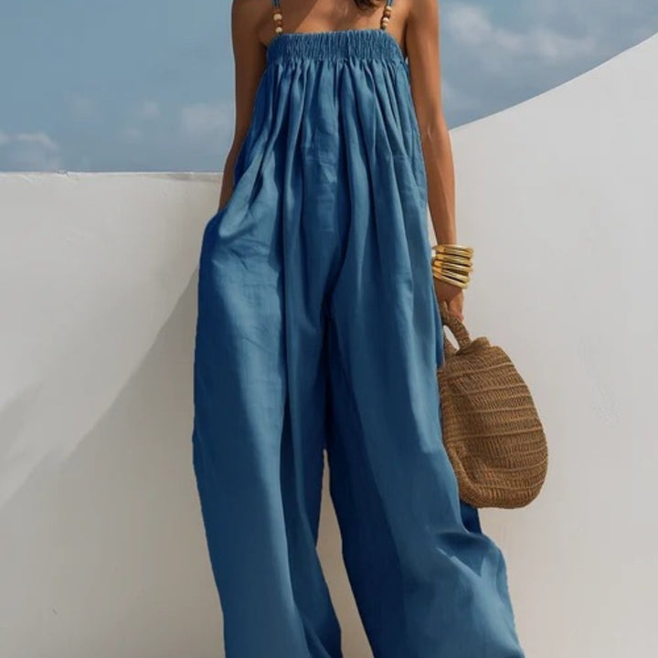 Madison - Denim Wide-Leg Jumpsuit