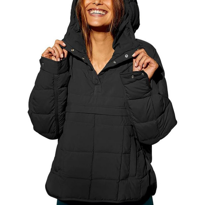 Joy - Oversized Hooded Pullover Jacket