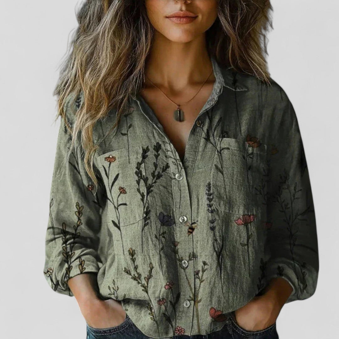 Lorenhilde - Comfortable Blouse Shirt