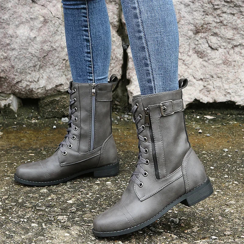 Erika - Orthopedic Leather Boots